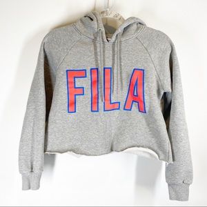 Fila x Soulcycle Cut Off Hoodie Sweatshirt